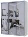 Шафа-купе Doros City Light Сосна Натти 3 Дзеркала 225х60х225 (DRS-011974)