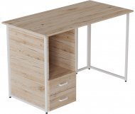 Комп'ютерний стіл Ferrum-decor Отто 75x140x70 білий ДСП Дуб Сан-Марино 16мм (FRD-101054)