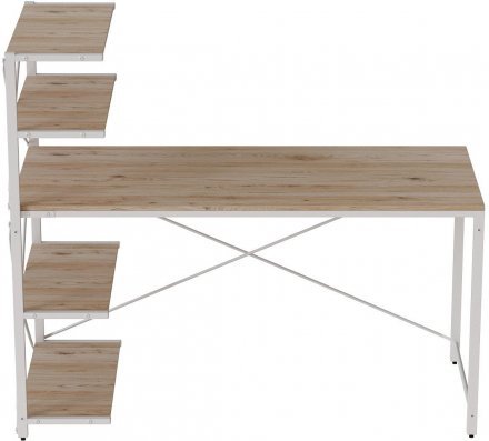 Комп'ютерний стіл Ferrum-decor Джек 75x140x60 Білий ДСП ДСП Дуб Сан-Марино (FRD-104408) Комп'ютерний стіл Ferrum-decor Джек 75x140x60 Білий ДСП ДСП Дуб Сан-Марино (FRD-104408)