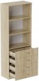 Шафа Анжело Ferrum-decor на 3 полиці з 4 ящики 1900x700x380 ДСП Дуб Сонома 16 мм (FRD-105022) Шафа Анжело Ferrum-decor на 3 полиці з 4 ящики 1900x700x380 ДСП Дуб Сонома 16 мм (FRD-105022)