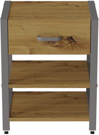 Тумба універсальна Ferrum-decor Вів'єн 1/2 50x41x40 сірий ДСП Дуб Артизан 16мм (FRD-104135) Тумба універсальна Ferrum-decor Вів'єн 1/2 50x41x40 сірий ДСП Дуб Артизан 16мм (FRD-104135)