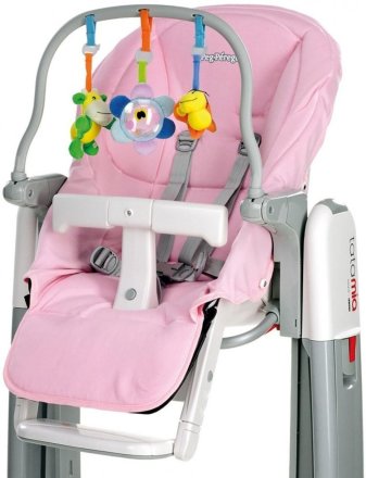 Набір для дитячого стільця Tatamia (чохол та іграшкова панель), рожевий IKAC0009--IN29