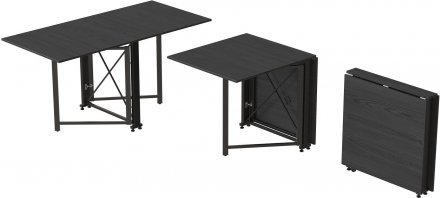 Стіл-книга трансформер Оріон 2 Ferrum-decor 750x1520x730 Чорний метал ДСП Сосна Кембра 16 мм (FRD-104585) Стіл-книга трансформер Оріон 2 Ferrum-decor 750x1520x730 Чорний метал ДСП Сосна Кембра 16 мм (FRD-104585)