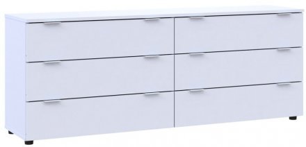 Комод Doros Рон 9 Білий 6 Ящиків 160х38х62 DRS-011777 (41516175)