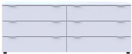Комод Doros Рон 9 Білий 6 Ящиків 160х38х62 DRS-011777 (41516175)