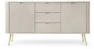 Комод Perfect Home Зова / Zova 2-дверний з 3 шухлядами і золотими ніжками KSZ168 Кашемір (PFH-091282)
