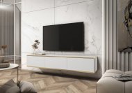 Тумба під телевізор навісна Perfect Home Оро / Oro 3-дверна RTV175 Білий (PFH-091353)