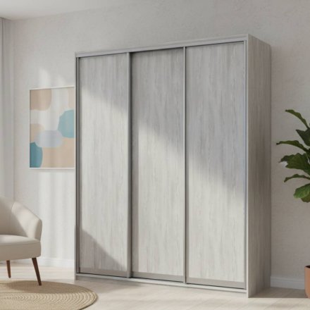 Шафа-купе Doros City Light Сосна Натти 3 ДСП 225х60х225 (DRS-011975) Шафа-купе Doros City Light Сосна Натти 3 ДСП 225х60х225 (DRS-011975)