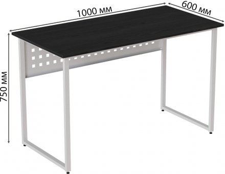 Комп'ютерний стіл Ferrum-decor Майк 75x100x60 білий ДСП Сосна Кембра 32мм (FRD-101306)