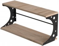 Настінна полиця Ferrum-decor Букін 330x500x240 метал Чорний ДСП Дуб Сан-Марино 16 мм (FRD-102843) Настінна полиця Ferrum-decor Букін 330x500x240 метал Чорний ДСП Дуб Сан-Марино 16 мм (FRD-102843)
