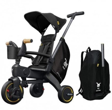 Складаний триколісний велосипед Liki Trike S5 Nitro Black