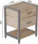 Тумба універсальна Ferrum-decor Вів'єн 2/1 50x41x40 сірий ДСП Дуб Сан-Марино 16мм (FRD-104182)