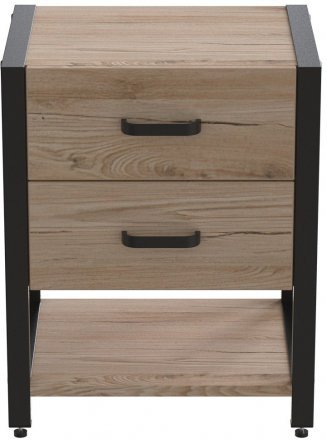 Тумба універсальна Ferrum-decor Вів'єн 2/1 50x41x40 сірий ДСП Дуб Сан-Марино 16мм (FRD-104182)