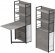 Стіл книжка з етажеркою Практик 2 Ferrum-decor 1555x640x990 Чорний метал ДСП Бетон 16 мм (FRD-104631) Стіл книжка з етажеркою Практик 2 Ferrum-decor 1555x640x990 Чорний метал ДСП Бетон 16 мм (FRD-104631)