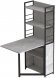 Стіл книжка з етажеркою Практик 2 Ferrum-decor 1555x640x990 Чорний метал ДСП Бетон 16 мм (FRD-104631) Стіл книжка з етажеркою Практик 2 Ferrum-decor 1555x640x990 Чорний метал ДСП Бетон 16 мм (FRD-104631)
