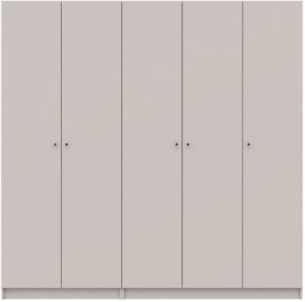 Комплект шаф для одягу Doros Промо (2 шт.) 225х48х204 см Кашемір (DRS-011212) Комплект шаф для одягу Doros Промо (2 шт.) 225х48х204 см Кашемір (DRS-011212)