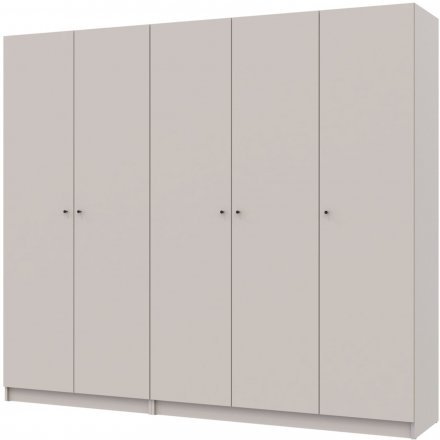 Комплект шаф для одягу Doros Промо (2 шт.) 225х48х204 см Кашемір (DRS-011212) Комплект шаф для одягу Doros Промо (2 шт.) 225х48х204 см Кашемір (DRS-011212)