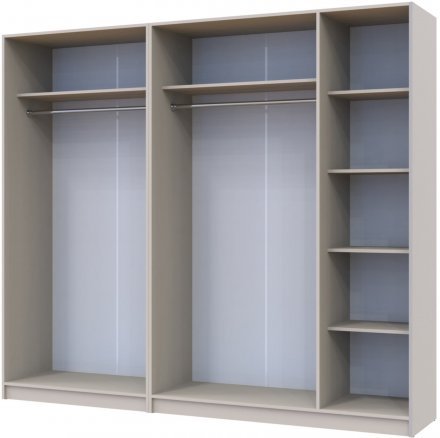 Комплект шаф для одягу Doros Промо (2 шт.) 225х48х204 см Кашемір (DRS-011212) Комплект шаф для одягу Doros Промо (2 шт.) 225х48х204 см Кашемір (DRS-011212)