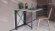 Стіл-книга трансформер Оріон 2 Ferrum-decor 750x1520x730 Чорний метал ДСП Бетон 16 мм (FRD-104589)