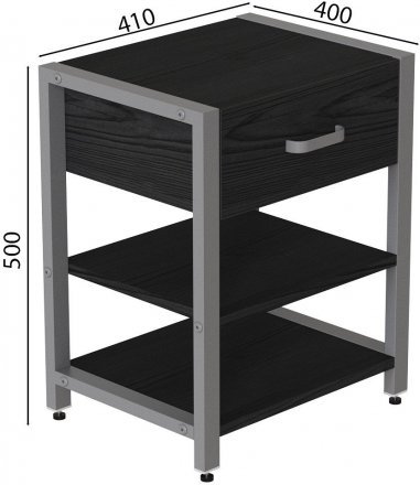 Тумба універсальна Ferrum-decor Вів'єн 1/2 50x41x40 сірий ДСП Сосна Кембра 16мм (FRD-104138) Тумба універсальна Ferrum-decor Вів'єн 1/2 50x41x40 сірий ДСП Сосна Кембра 16мм (FRD-104138)