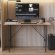 Стіл письмовий Line Тайм Ferrum-decor 750x1000x600 Чорний метал ДСП Дуб Сан-Марино 16 мм (FRD-104872)