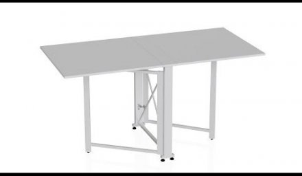 Стіл-книга трансформер Оріон 2 Ferrum-decor 750x1520x730 Білий метал ДСП Біле 16 мм (FRD-104590) Стіл-книга трансформер Оріон 2 Ferrum-decor 750x1520x730 Білий метал ДСП Біле 16 мм (FRD-104590)