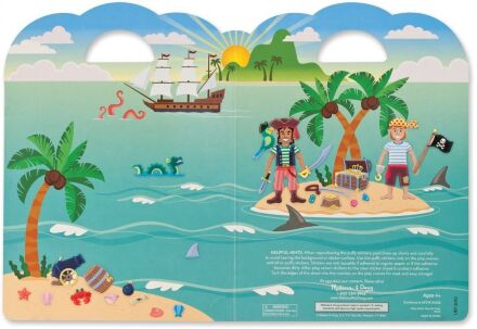 Объемные многоразовые наклейки Пираты Melissa & Doug MD9102