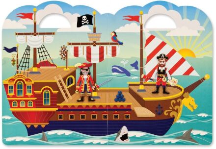 Объемные многоразовые наклейки Пираты Melissa & Doug MD9102