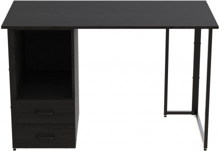 Комп'ютерний стіл Ferrum-decor Отто 75x140x60 чорний ДСП Сосна Кембра 16мм (FRD-103585)