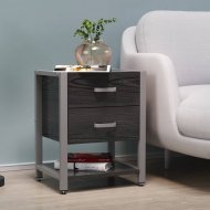 Тумба універсальна Ferrum-decor Вів'єн 2/1 50x41x40 сірий ДСП Сосна Кембра 16мм (FRD-104185)