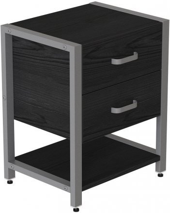 Тумба універсальна Ferrum-decor Вів'єн 2/1 50x41x40 сірий ДСП Сосна Кембра 16мм (FRD-104185)