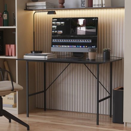 Стіл письмовий Line Тайм Ferrum-decor 750x1000x600 Чорний метал ДСП Сосна Кембра 16 мм (FRD-104873) Стіл письмовий Line Тайм Ferrum-decor 750x1000x600 Чорний метал ДСП Сосна Кембра 16 мм (FRD-104873)