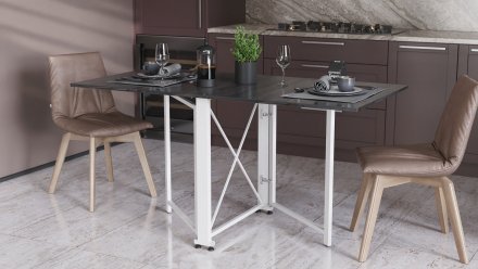 Стіл-книга трансформер Оріон 2 Ferrum-decor 750x1520x730 Білий метал ДСП Сосна Кембра 16 мм (FRD-104592)