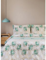 Постільна білизна Ranforce Tracery зелений сімейна 145х210 см Постільна білизна Ranforce Tracery зелений сімейна 145х210 см