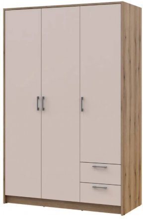Шафа для одягу Doros Ронді Дуб Артизан/Кашемір 3ДСП 121х52х195 DRS-011661 (80737815)