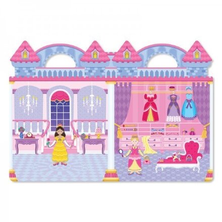 ​Объемные многоразовые наклейки Принцессы M&D MD9100