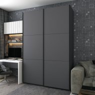 Шафа купе Doros G-Caiser Графіт/Графіт 2 ДСП / 3 частини 200х60х240 (DRS-011848)