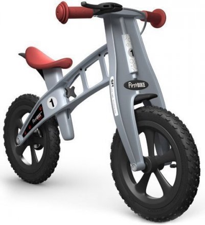 Firstbike Беговел Cross with brake silver