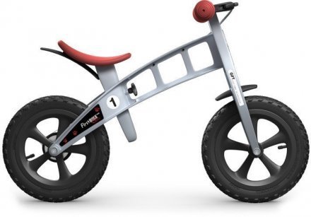 Firstbike Беговел Cross with brake silver