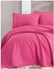 Покривало з наволочками піке Venus fusya фуксія 230х240 см svt-2000022234023 Покривало з наволочками піке Venus fusya фуксія 230х240 см svt-2000022234023
