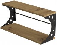Настінна полиця Ferrum-decor Букін 330x500x240 метал Чорний ДСП Дуб Артизан 16 мм (FRD-102847) Настінна полиця Ferrum-decor Букін 330x500x240 метал Чорний ДСП Дуб Артизан 16 мм (FRD-102847)