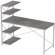Комп'ютерний стіл Ferrum-decor Джек 75x140x60 Білий ДСП Бетон (FRD-104413)
