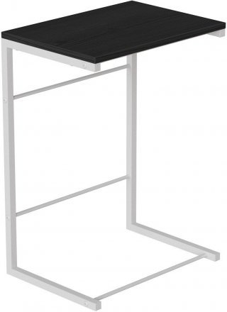 Столик приставний Террі Ferrum-decor 650x440x330 Білий метал ДСП Сосна Кембра 16 мм (FRD-104657)