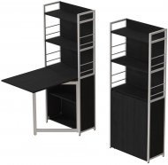 Стіл книжка з етажеркою Практик 2 Ferrum-decor 1555x640x990 Білий метал ДСП Сосна Кембра 16 мм (FRD-104634) Стіл книжка з етажеркою Практик 2 Ferrum-decor 1555x640x990 Білий метал ДСП Сосна Кембра 16 мм (FRD-104634)