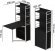 Стіл книжка з етажеркою Практик 2 Ferrum-decor 1555x640x990 Білий метал ДСП Сосна Кембра 16 мм (FRD-104634)