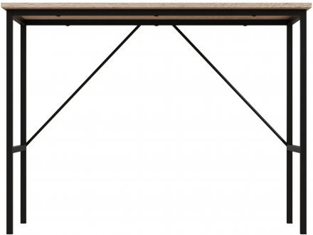 Стіл письмовий Line Тайм Ferrum-decor 750x1000x600 Чорний метал ДСП Дуб Сонома 16 мм (FRD-104874)