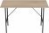 Стіл письмовий Line Тайм Ferrum-decor 750x1000x600 Чорний метал ДСП Дуб Сонома 16 мм (FRD-104874)