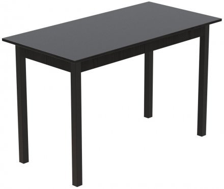 Стіл кухонний Ferrum-decor Маріо 75x120x60 Чорний ДСП Сосна Кембра 16мм (FRD-105728)