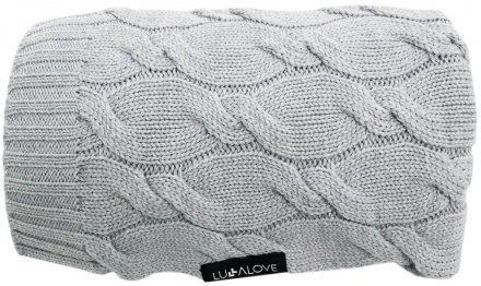 Плед плетений Premium Merino 80x100 см Ice Grey lullalove-6647
