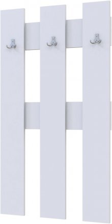 Вішалка для одягу Doros Н1 Білий 65х3,2х115 (DRS-011558)